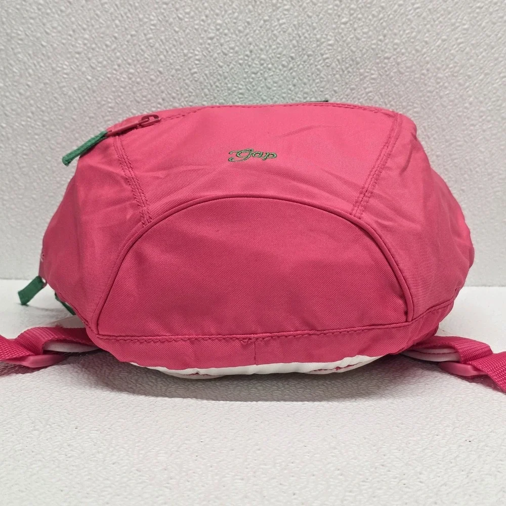 Baby Gap Pink Green Apple Backpack Bag